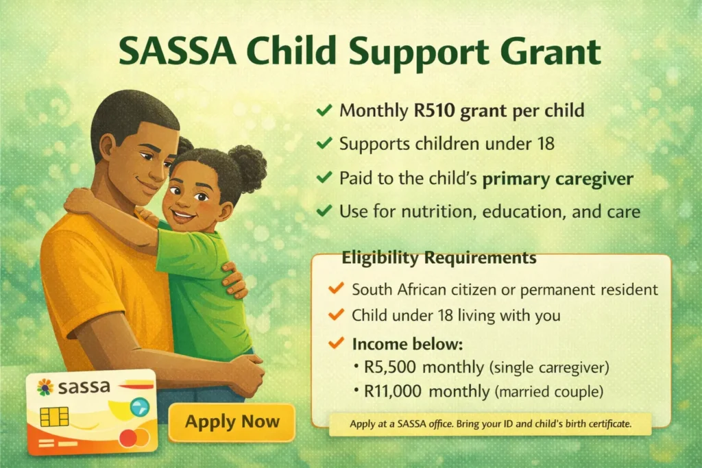 sassa child support grant